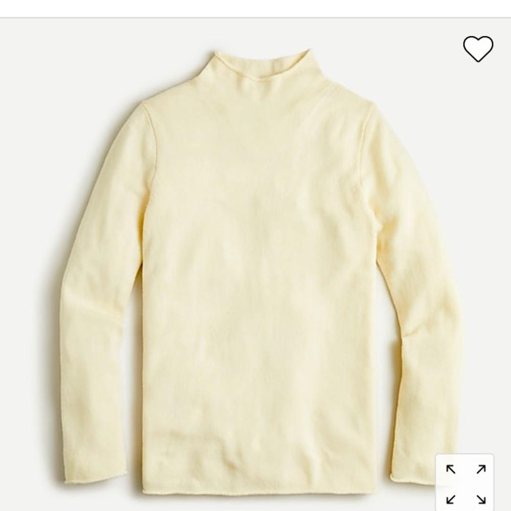 Jcrew wool-cashmere rollneck sweater